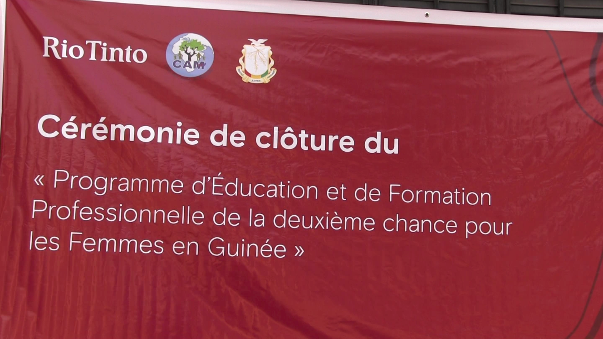 Forécariah : clôture du projet RED dédié à l'éducation et à la formation professionnelle des femmes
